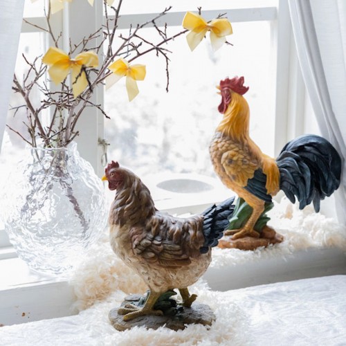 Dekoracija A Lot Rooster, 34 cm