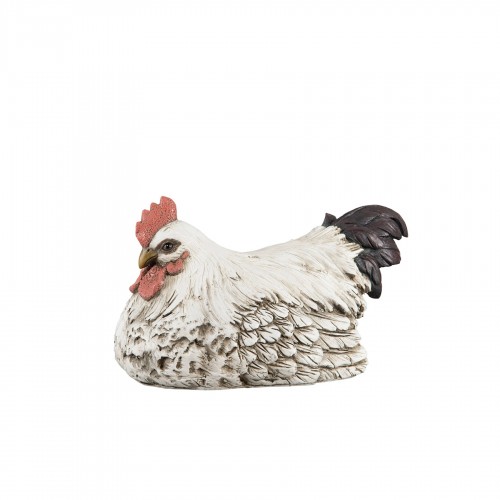 Dekoracija A Lot Chicken Laying Down, 17 cm
