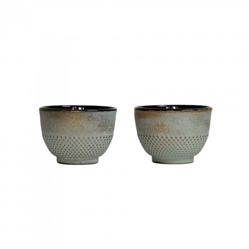 Japoniško stiliaus ketaus puodelių rinkinys ONE MINT, 2 vnt., 150 ml