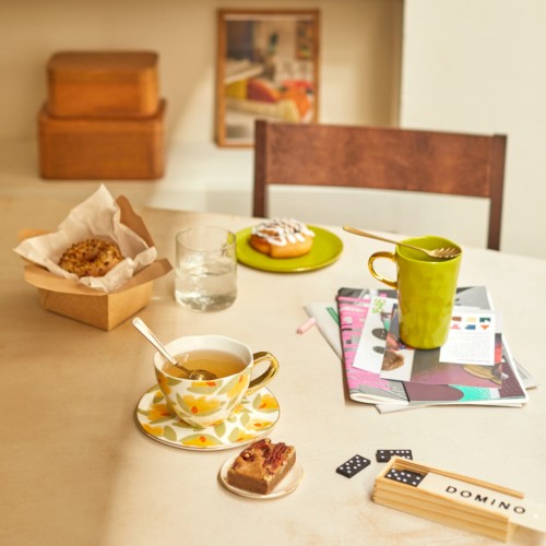 Puodelis GOOD MORNING, žalios sp., 380 ml