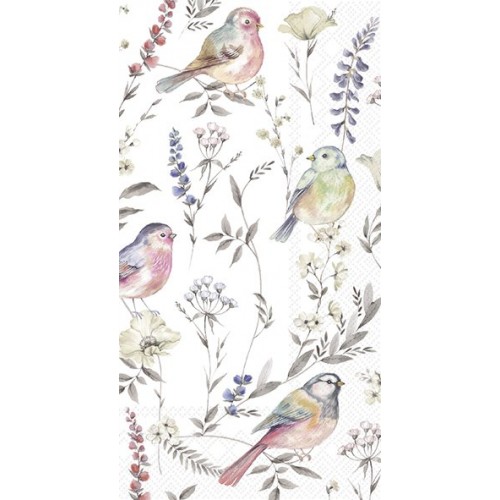 Servetėlės IHR SOFTLY FADED BIRDS, 42 x 33 cm