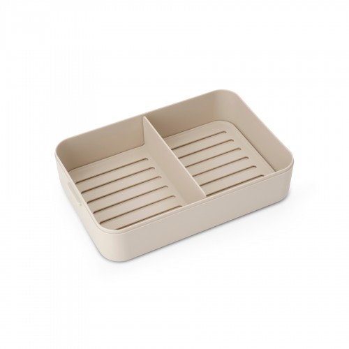 Pietų dėžutė Brabantia MAKE & TAKE BENTO, su skyreliais, smėlio sp., didelė
