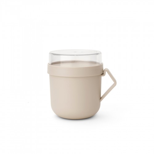 Sriubos indelis Brabantia MAKE & TAKE, smėlio sp., 0,6 L
