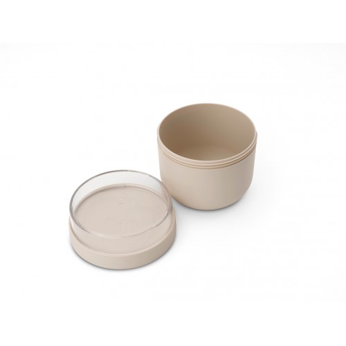 Pusryčių indelis Brabantia MAKE & TAKE, smėlio sp., 0,5 L