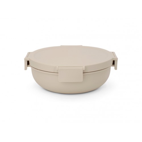 Salotų dubuo Brabantia MAKE & TAKE, smėlio sp., 1,3 L