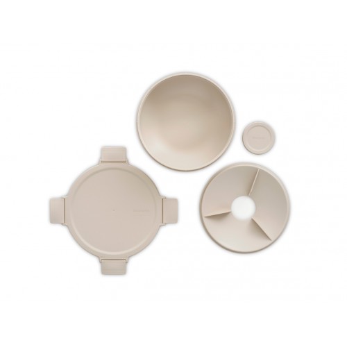 Salotų dubuo Brabantia MAKE & TAKE, smėlio sp., 1,3 L