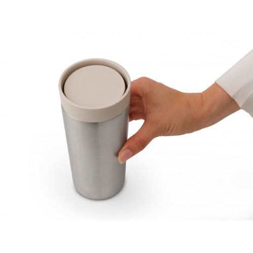 Termo puodelis Brabantia MAKE & TAKE, smėlio sp., 0,36 L