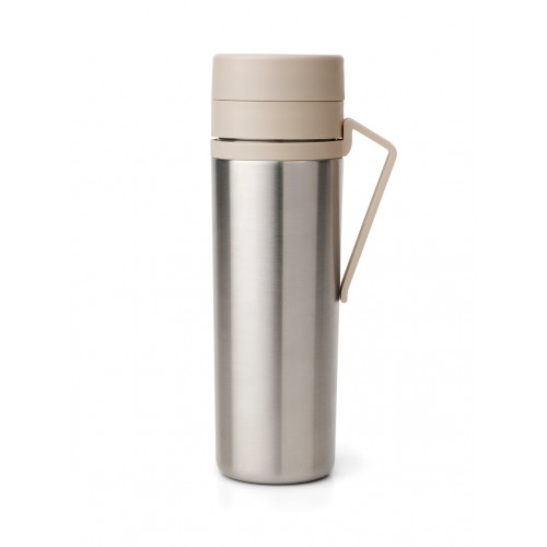 Termo puodelis Brabantia MAKE & TAKE, smėlio sp., 0,5 L