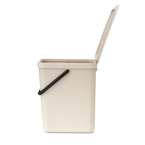 Šiukšlių dėžė Brabantia SORT & GO, smėlio sp., 25 L