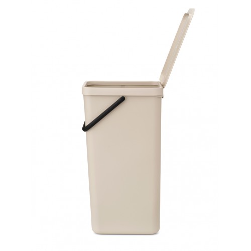 Šiukšlių dėžė Brabantia SORT & GO, smėlio sp., 40 L