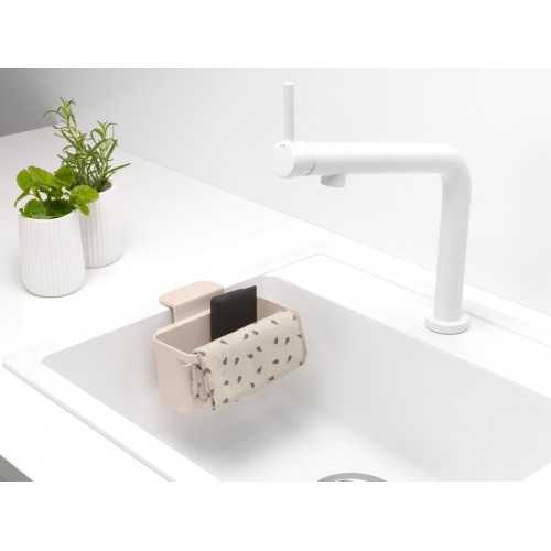 Smėlio spalvos kriauklės aksesuarų organizatorius Brabantia