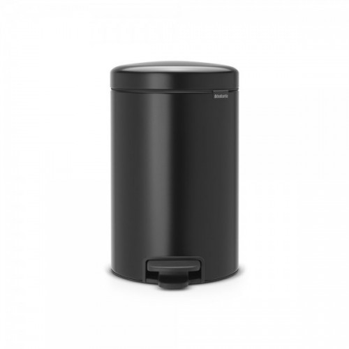 Juoda matinė šiukšlių dėžė Brabantia NEWICON, 12 l