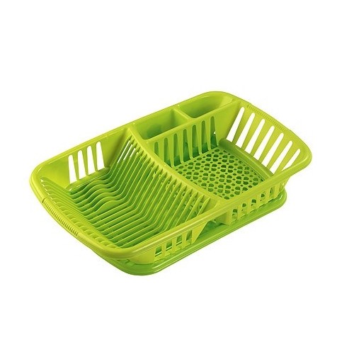 Plastikinė indų džiovykla su padėklu, 52x32x15 cm