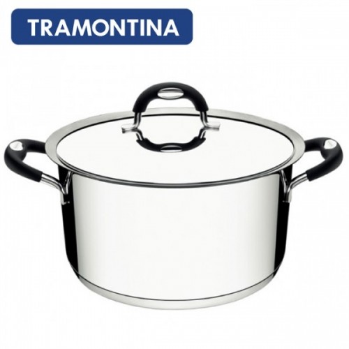 Puodas su dangčiu Tramontina DUO SILICONE, 24 cm 6,06 L